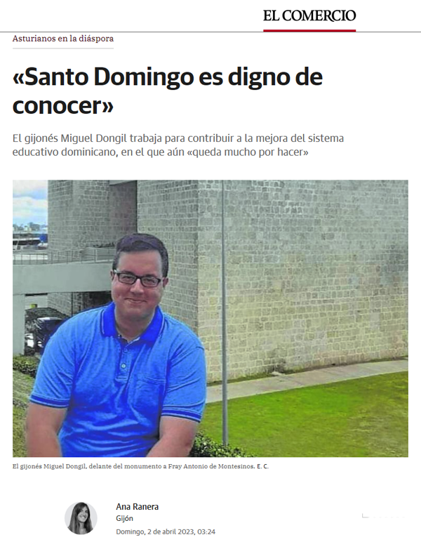 Entrevista a Miguel Dongil sobre la vida en República Dominicana