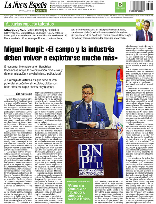 Entrevista de Miguel Dongil sobre su visión de Asturias y su futuro