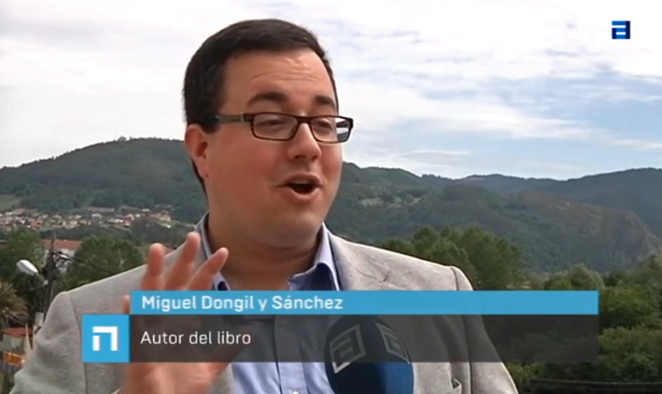 Miguel Dongil en la Televisión Pública del Principado de Asturias