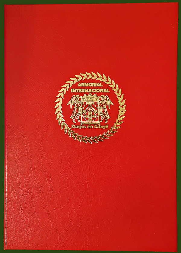 Certificación de Armas del Duque de Dongil