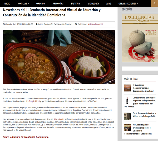 Reseña sobre el II Seminario Internacional sobre Identidad Dominicana, organizado por Miguel Dongil