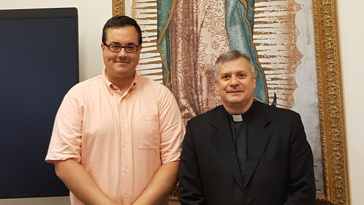 Miguel Dongil reunido con el Dicasterio para la Comunicación del Vaticano