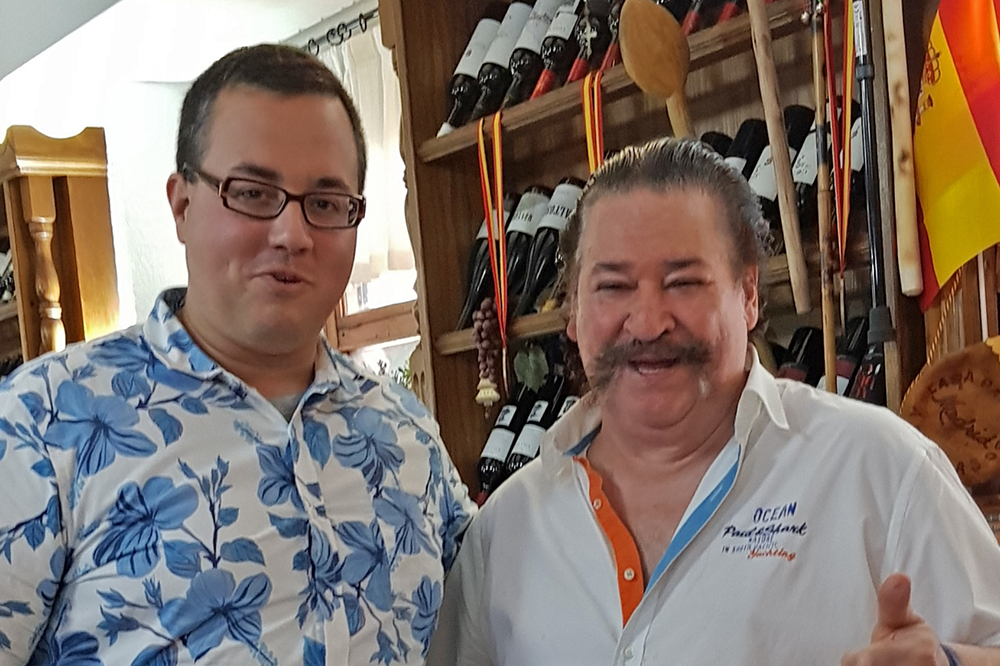 Miguel Dongil con Nicolás Parrondo
