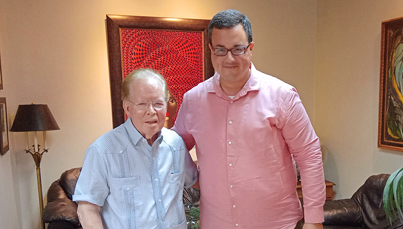 Miguel Dongil con Pepín Corripio Estrada