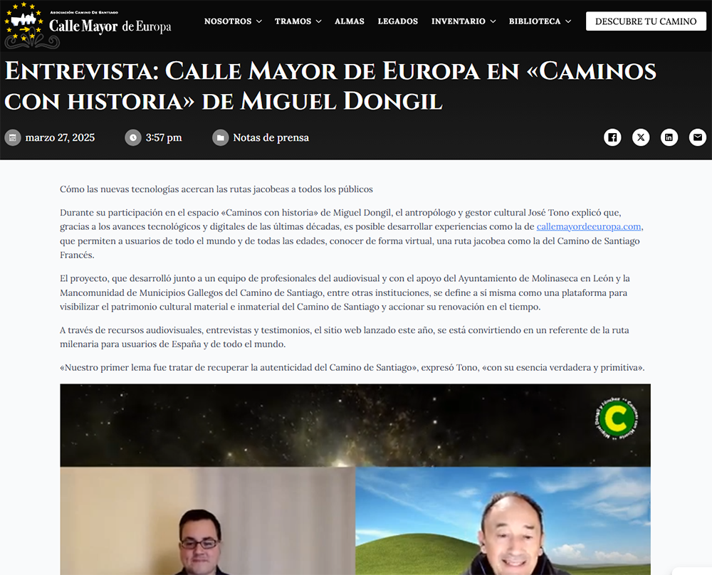 Miguel Dongil entrevista a José Tono